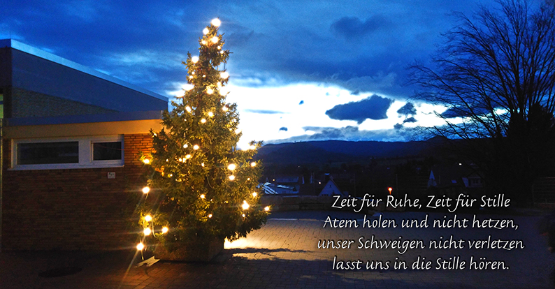 1. Advent Weihnachtsbaum
